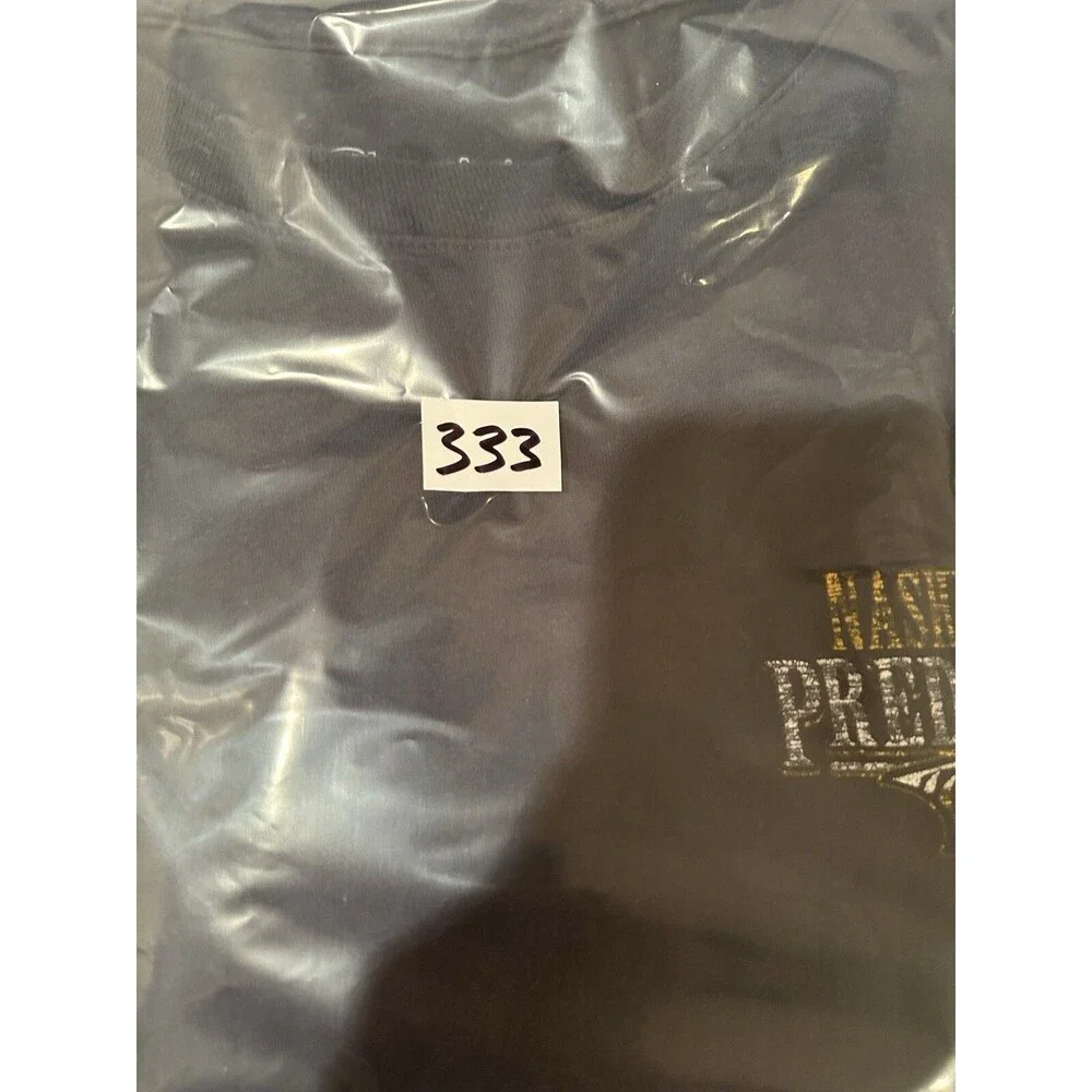 Champion Nashville Predators NHL Black T-Shirt Men's Size 2XL - Picture 9 of 9